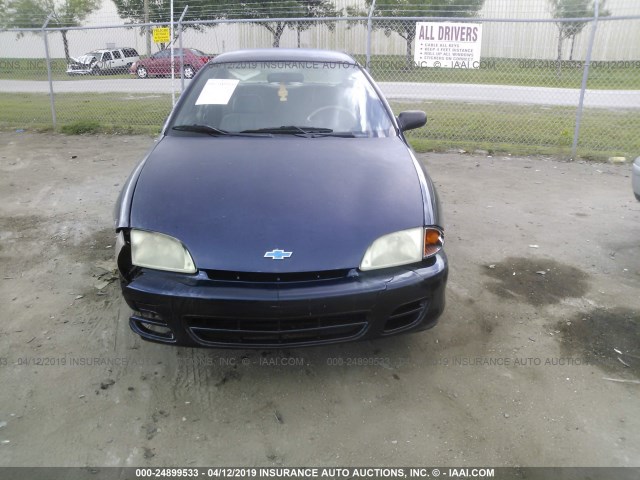 1G1JC524117207510 - 2001 CHEVROLET CAVALIER CNG BLUE photo 6