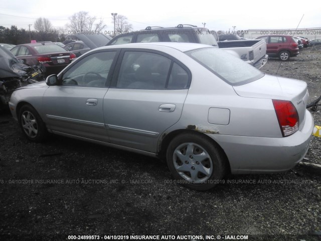 KMHDN46D05U129937 - 2005 HYUNDAI ELANTRA GLS/GT SILVER photo 3