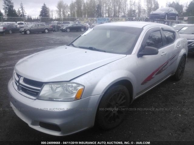 1B3BD4FB6BN518764 - 2011 DODGE AVENGER EXPRESS GRAY photo 2