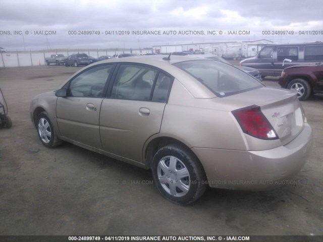 1G8AJ55F87Z169002 - 2007 SATURN ION LEVEL 2 金色 照片 3