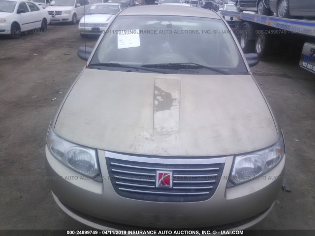 1G8AJ55F87Z169002 - 2007 SATURN ION LEVEL 2 金色 照片 6