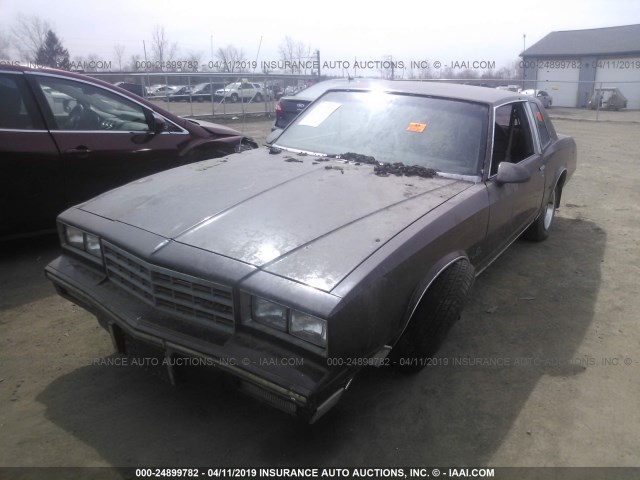 1G1GZ37Z5GR139839 - 1986 CHEVROLET MONTE CARLO  BROWN photo 2