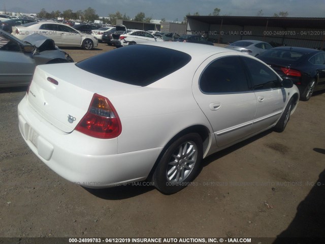 2C3HE66G41H698609 - 2001 CHRYSLER 300M WHITE photo 4