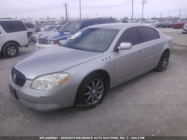 1G4HD57207U109553 - 2007 BUICK LUCERNE CXL SILVER photo 2