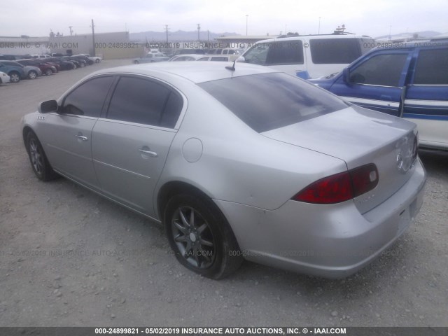 1G4HD57207U109553 - 2007 BUICK LUCERNE CXL SILVER photo 3