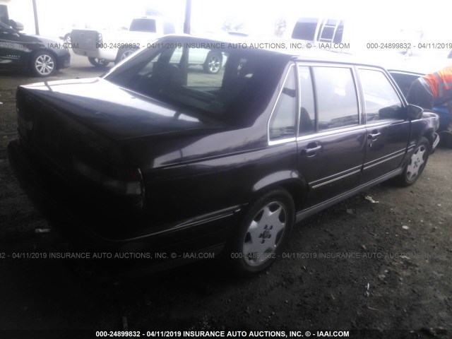 YV1KS9607V1104074 - 1997 VOLVO 960 PURPLE photo 4