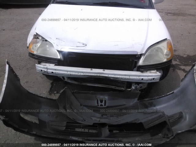 JHMES96683S026160 - 2003 HONDA CIVIC HYBRID WHITE photo 6