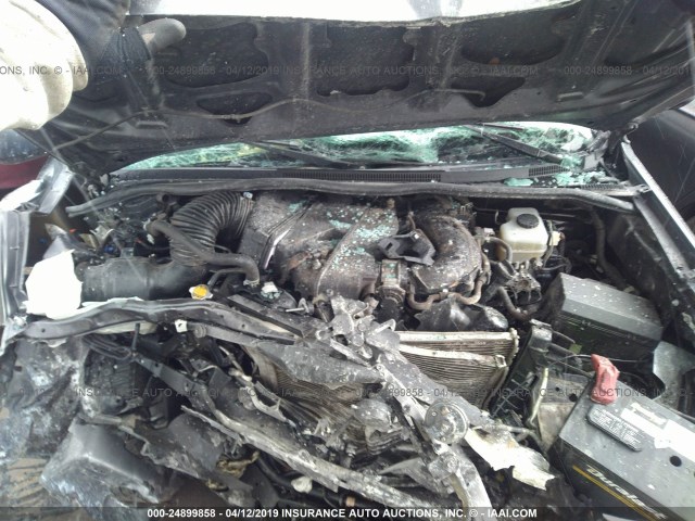 5TFLU4EN8CX046488 - 2012 TOYOTA TACOMA DOUBLE CAB 灰色 照片 10