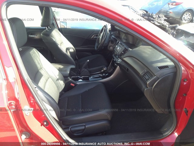 1HGCR2F58GA150882 - 2016 HONDA ACCORD SPORT RED photo 5