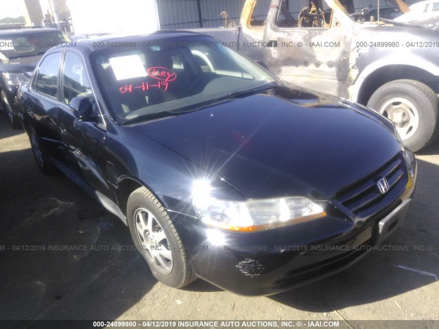 1HGCG66892A026636 - 2002 HONDA ACCORD EX/SE BLACK photo 1