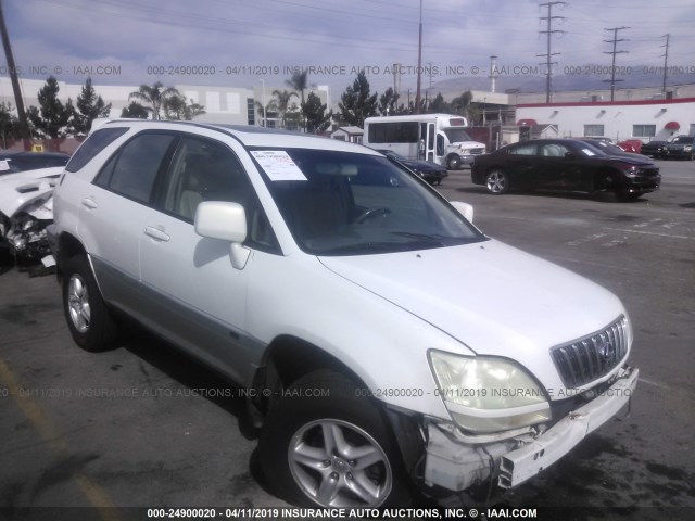 JTJGF10U320135818 - 2002 LEXUS RX 300 WHITE photo 1