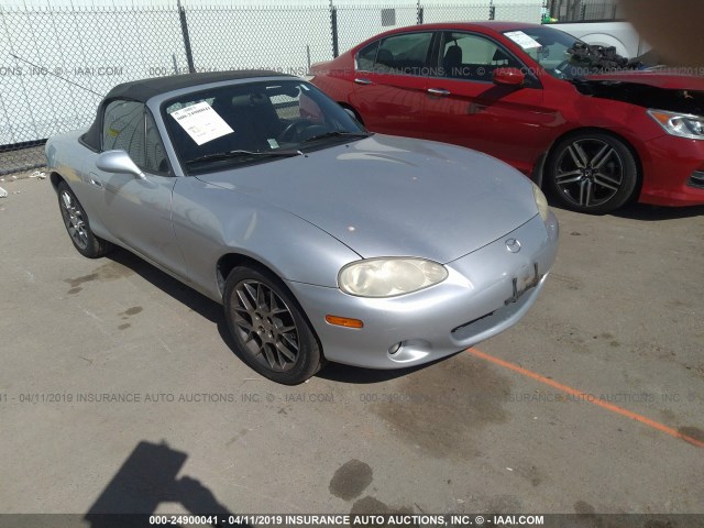 JM1NB353340402105 - 2004 MAZDA MX-5 MIATA LS SILVER photo 1