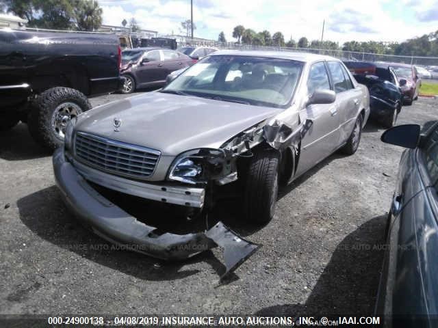 1G6KD54Y34U150034 - 2004 CADILLAC DEVILLE GOLD photo 2