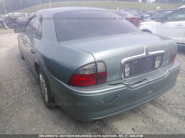 1LNHM87A53Y691127 - 2003 LINCOLN LS Light Blue photo 3