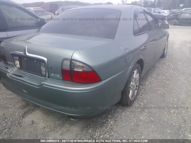 1LNHM87A53Y691127 - 2003 LINCOLN LS Light Blue photo 4