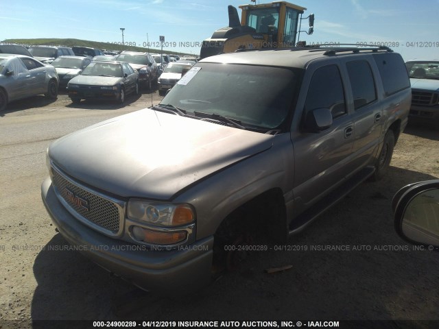 1GKFK66U71J201640 - 2001 GMC DENALI XL K1500 Pewter photo 2