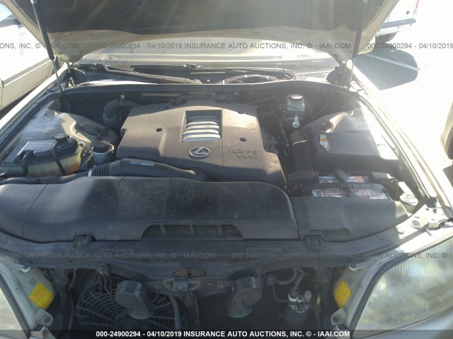 JT8BH28F4Y0167753 - 2000 LEXUS LS 400 GOLD photo 10