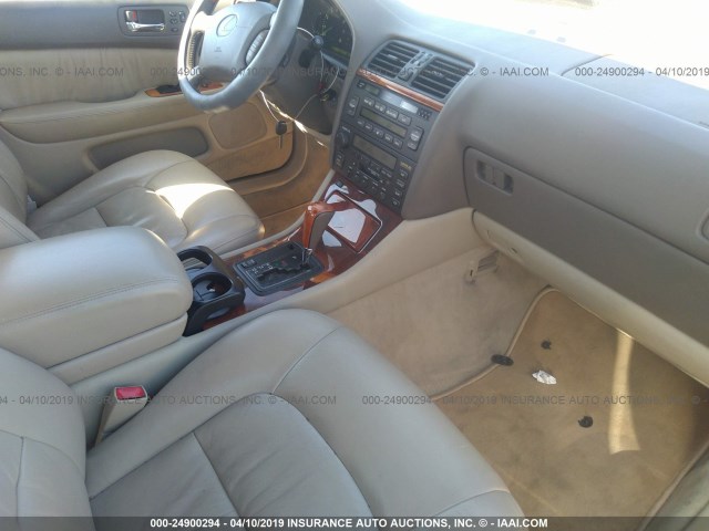 JT8BH28F4Y0167753 - 2000 LEXUS LS 400 GOLD photo 5