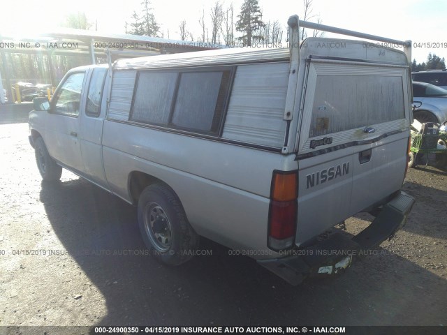 1N6SD16S2PC364602 - 1993 NISSAN TRUCK KING CAB SILVER photo 3