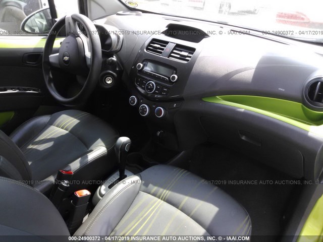 KL8CB6S90EC495093 - 2014 CHEVROLET SPARK LS GREEN photo 5