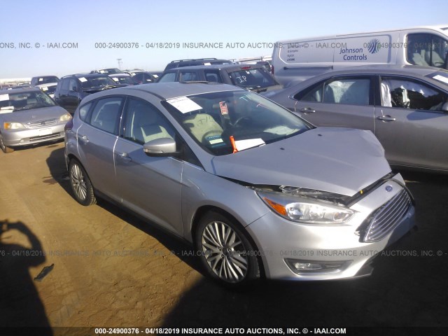 1FADP3N21GL325859 - 2016 FORD FOCUS TITANIUM SILVER photo 1