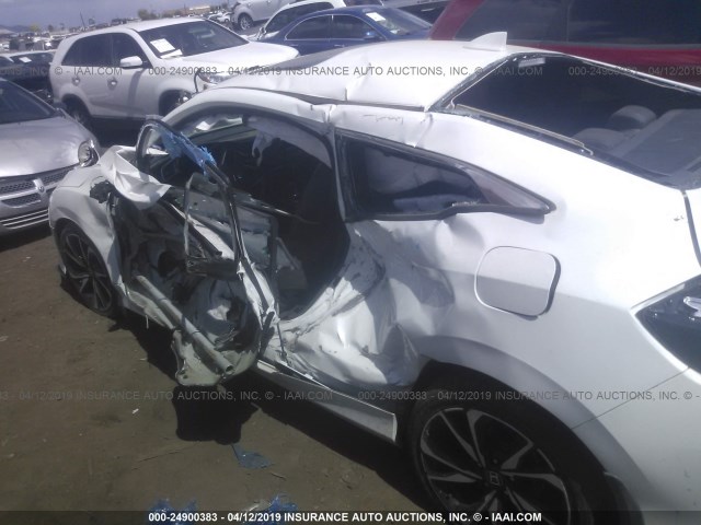 2HGFC3B79JH350352 - 2018 HONDA CIVIC EXL WHITE photo 6