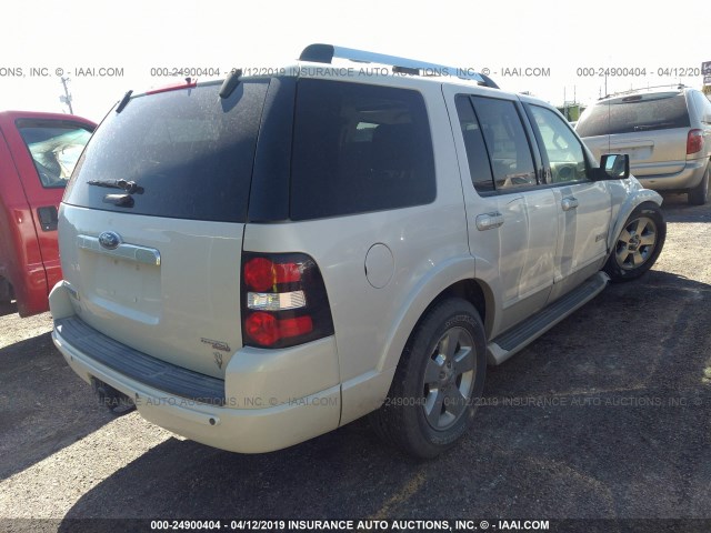 1FMEU75806UB25532 - 2006 FORD EXPLORER LIMITED WHITE photo 4