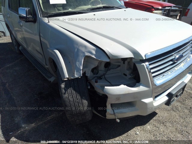 1FMEU75806UB25532 - 2006 FORD EXPLORER LIMITED WHITE photo 6