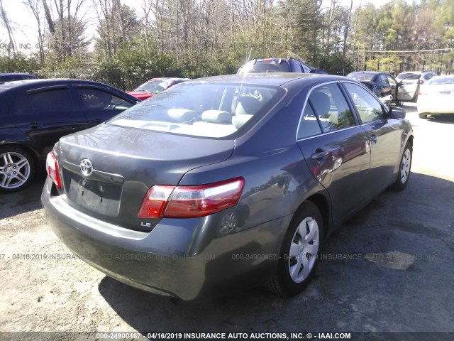 4T1BE46K79U859243 - 2009 TOYOTA CAMRY SE/LE/XLE GRAY photo 4