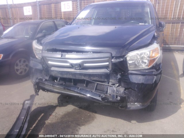 2HKYF186X7H516718 - 2007 HONDA PILOT EXL შავი ფოტო 5