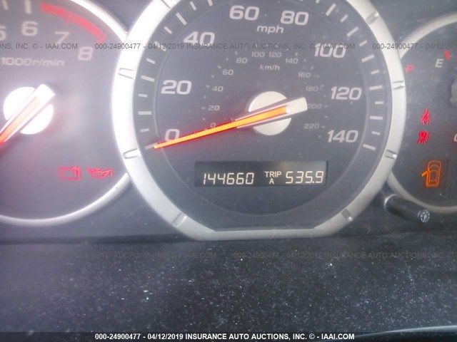 2HKYF186X7H516718 - 2007 HONDA PILOT EXL შავი ფოტო 6