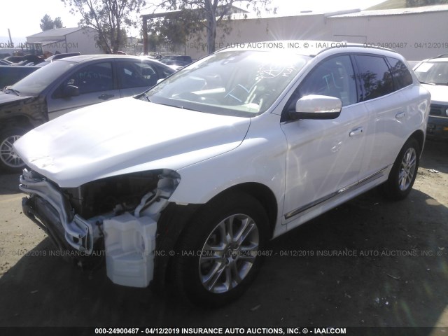 YV426MDC0F2605214 - 2015 VOLVO XC60 T5/PREMIER+ WHITE photo 2