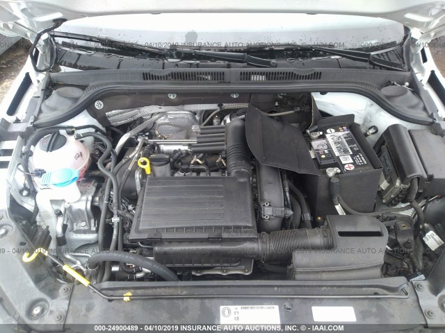 3VWDB7AJ2HM379794 - 2017 VOLKSWAGEN JETTA SE Ақ фото 10