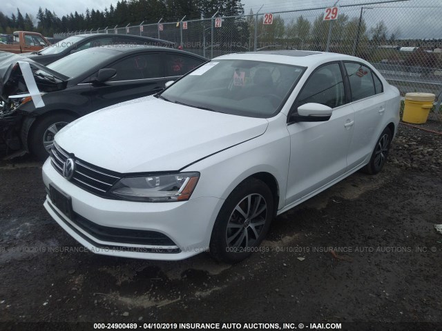 3VWDB7AJ2HM379794 - 2017 VOLKSWAGEN JETTA SE Ақ фото 2