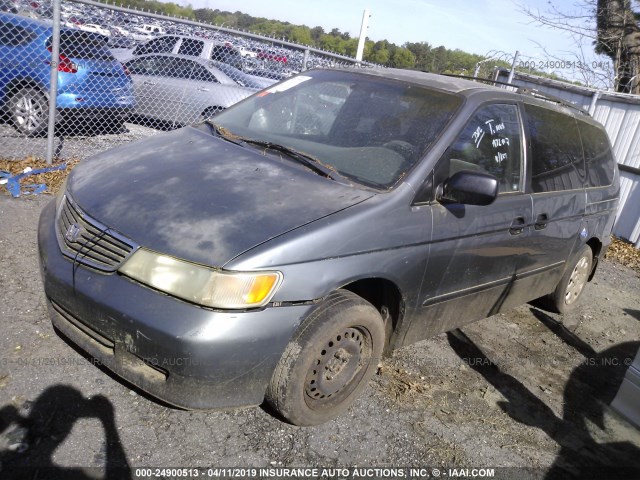 2HKRL18521H559445 - 2001 HONDA ODYSSEY LX GRAY photo 2