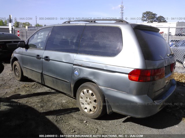 2HKRL18521H559445 - 2001 HONDA ODYSSEY LX GRAY photo 3