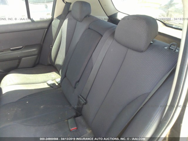 3N1BC13E37L397474 - 2007 NISSAN VERSA S/SL BLACK photo 8