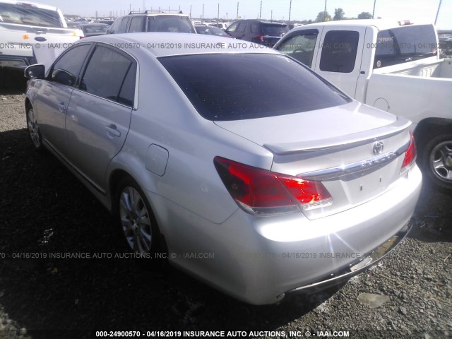 4T1BK3DB8BU372290 - 2011 TOYOTA AVALON LIMITED GRAY photo 3