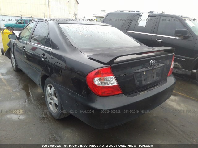 4T1BA30K74U504046 - 2004 TOYOTA CAMRY SE BLACK photo 3