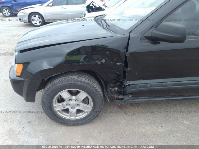 1J4GR48K25C579641 - 2005 JEEP GRAND CHEROKEE LAREDO/COLUMBIA/FREEDOM 黑色 照片 6
