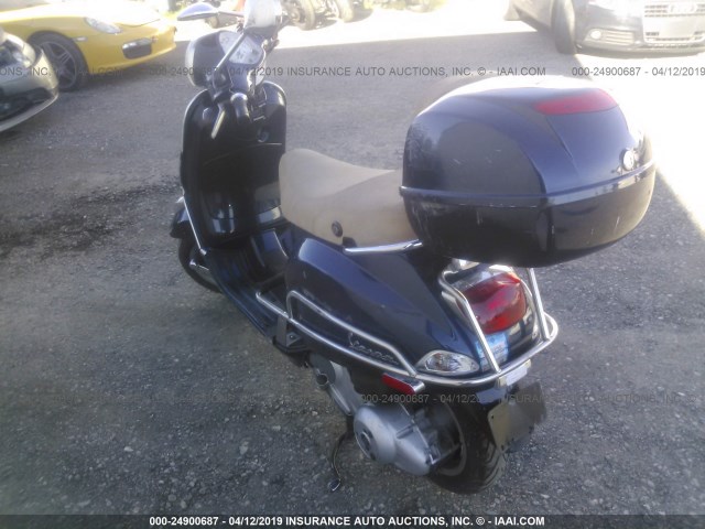 ZAPM448F1A5018323 - 2010 VESPA LX 150 Dark Blue photo 3