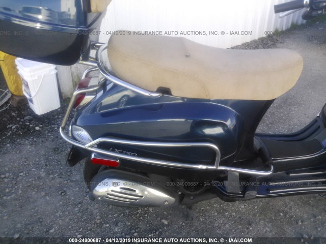 ZAPM448F1A5018323 - 2010 VESPA LX 150 Dark Blue photo 6