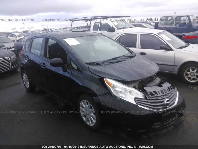 3N1CE2CP5EL433717 - 2014 NISSAN VERSA NOTE S/S PLUS/SV/SL BLACK photo 1