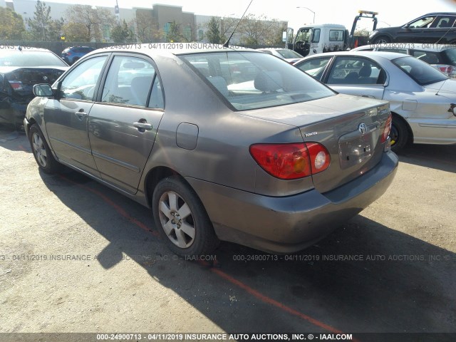 1NXBR32E03Z074617 - 2003 TOYOTA COROLLA CE/LE/S GRAY photo 3