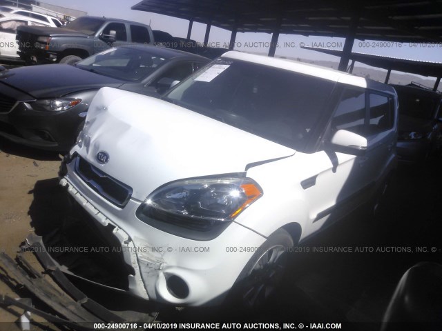 KNDJT2A61C7391908 - 2012 KIA SOUL +/!/SPORT WHITE photo 2