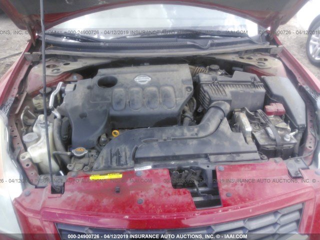 1N4AL24E49C186320 - 2009 NISSAN ALTIMA 2.5S RED photo 10