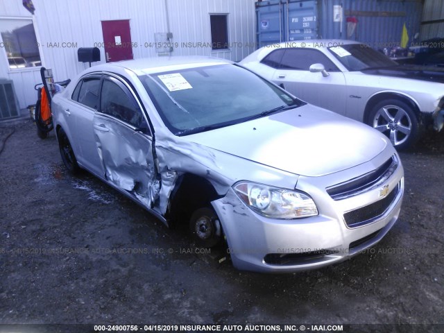 1G1ZB5EB7AF118448 - 2010 CHEVROLET MALIBU LS SILVER photo 1