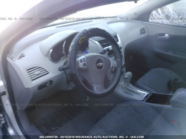 1G1ZB5EB7AF118448 - 2010 CHEVROLET MALIBU LS SILVER photo 5