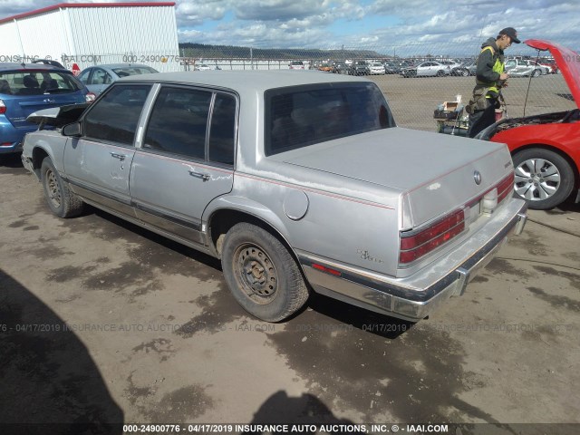 1G4CW54C1K1629613 - 1989 BUICK ELECTRA PARK AVENUE GRAY photo 3