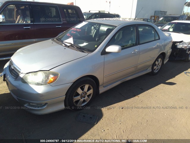 1NXBR30E87Z825911 - 2007 TOYOTA COROLLA CE/LE/S SILVER photo 2